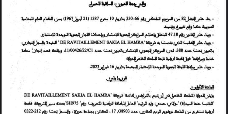 Leaked Documents Expose Land Grabbing and Corruption Network in Western Sahara